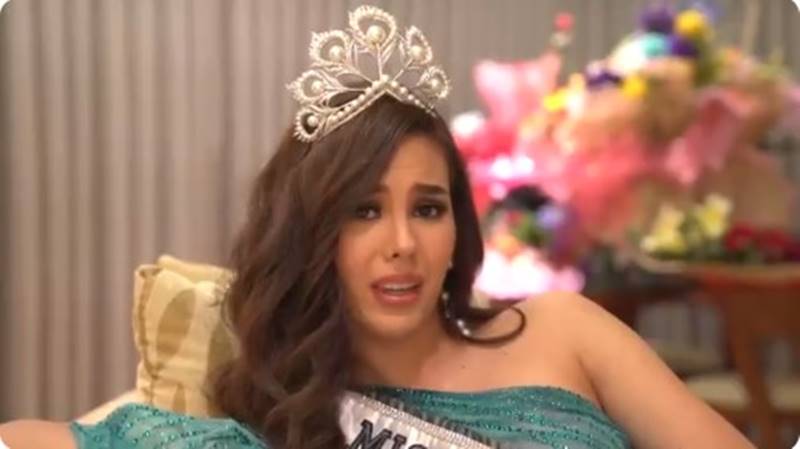 Catriona Gray has confessed in a video clip