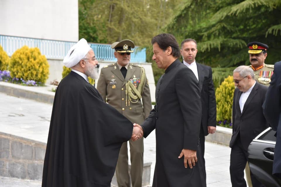 PM Khan receives a warm welcome in Tehran Iran 