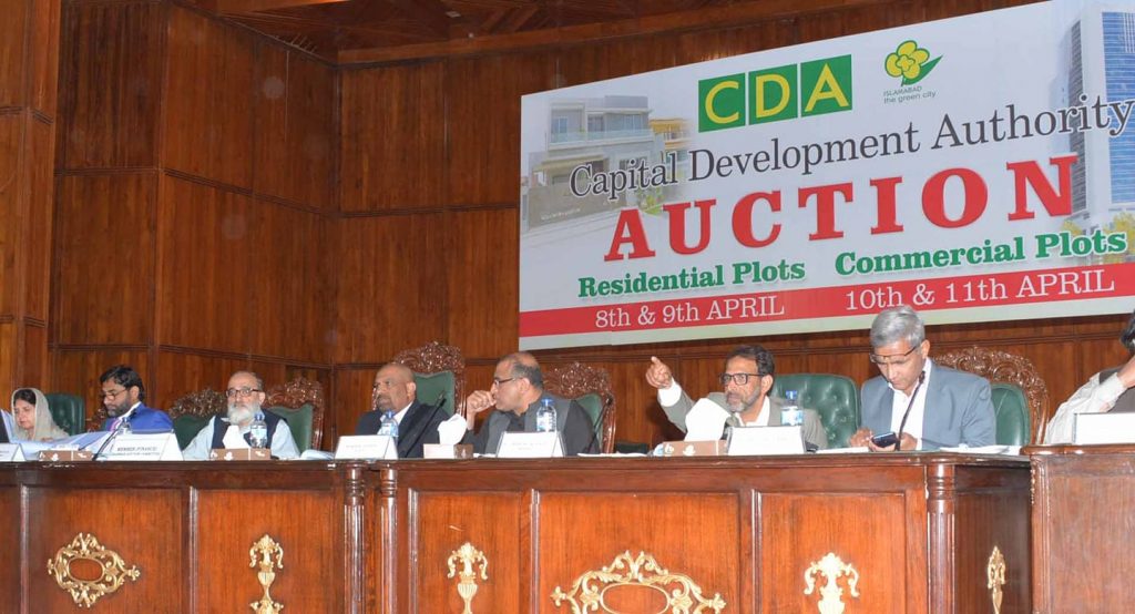 CDA Auction of Residential and Commercial Plots Day Four