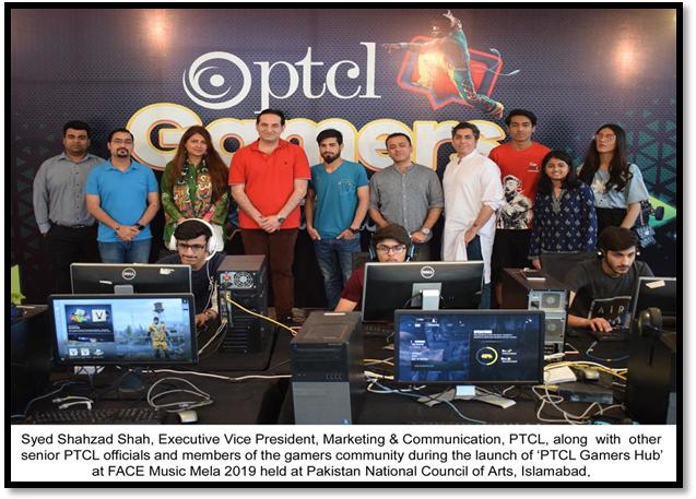 PTCL launches Gamers Hub at FACE Music Mela