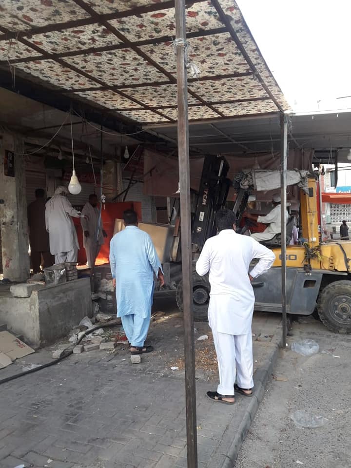 CDA conducts Anti Encroachment operation in G-9 Markaz