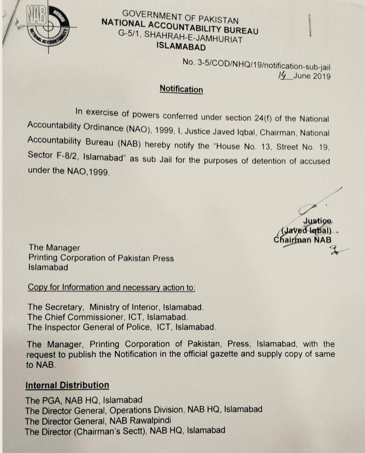 NAB Notification
