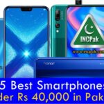 6 Best Smartphones under 40000 in Pakistan