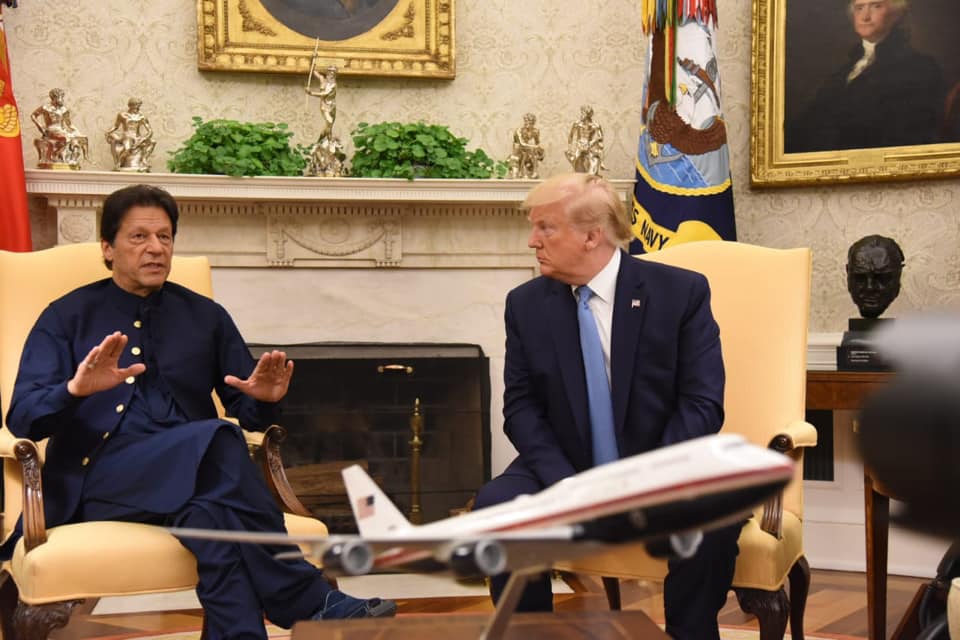 PM Imran Khan meets US President Donald Trump at White House