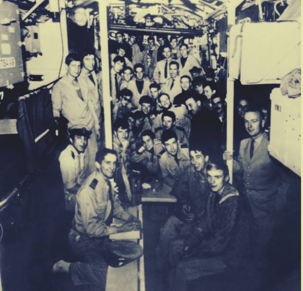 Crew Members of French Minerve Submarine 