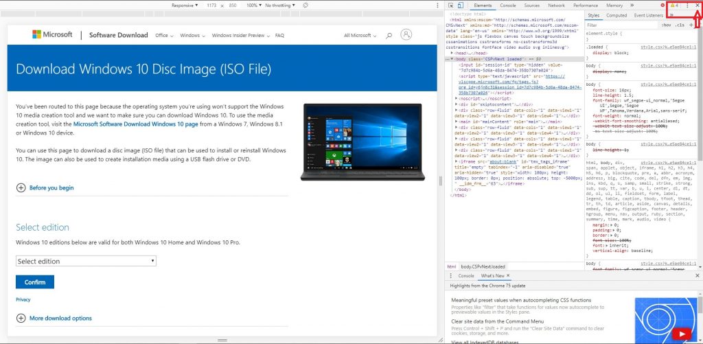How to download Windows 10 ISO directly from Microsoft
