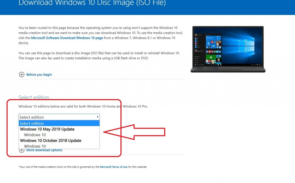 How to download Windows 10 ISO directly from Microsoft