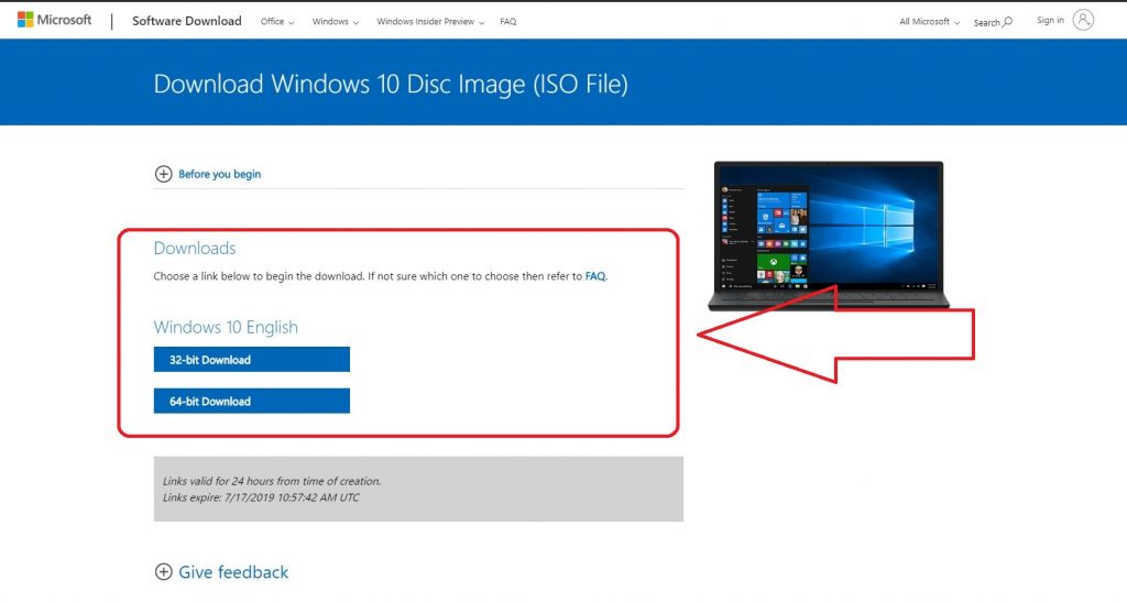 How to download Windows 10 ISO directly from Microsoft