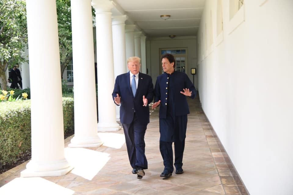 PM Imran Khan meets US President Donald Trump at White House