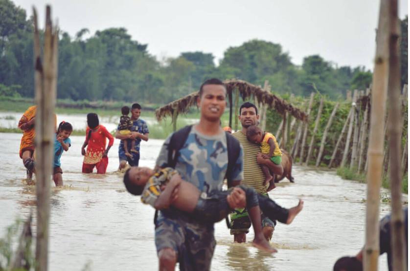 Nepal Police Rescuing Children (PC: Nepali Times)