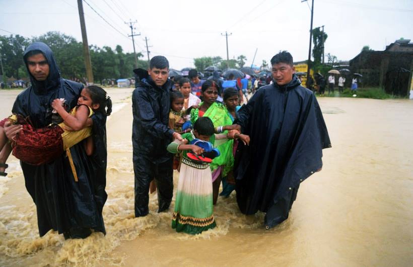 Police at rescue (PC: Nepali Times)