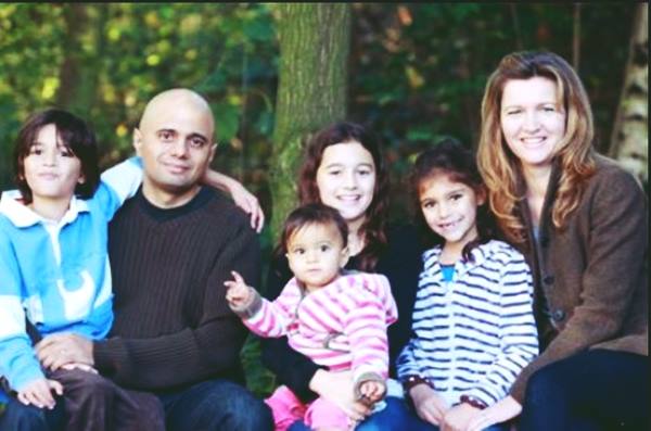 Sajid Javid with family