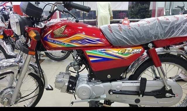 Honda CD70 2020 Motorbike with new sticker