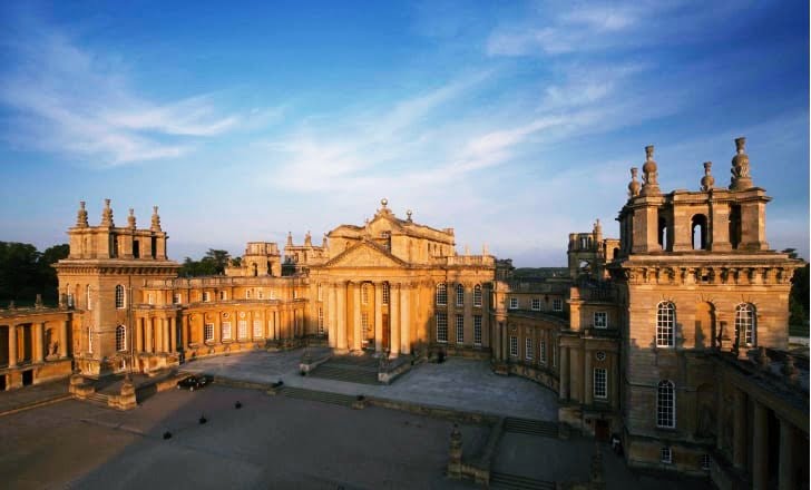 Blenheim Palace in Oxfordshire, England  