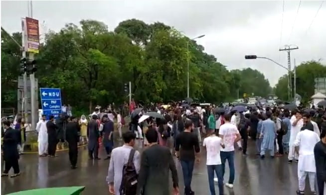 Bahria University protest