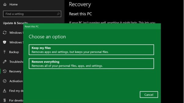 Windows 10 Recovery 
