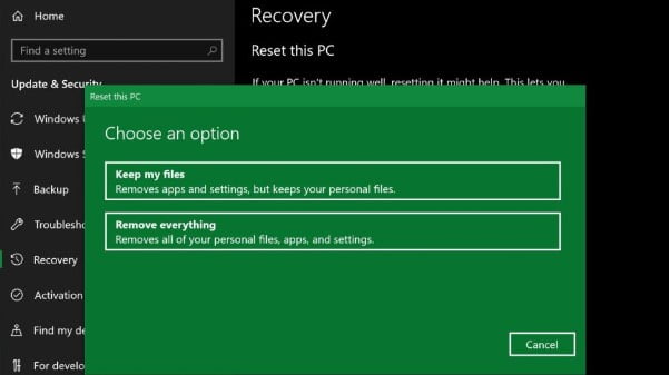 Windows 10 Recovery