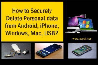 Securely deleting data from android iPhone USB windows and mac