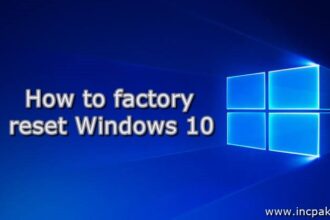 Reset Windows