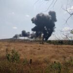 IAF MiG 29K fighter Jet crashes in Goa