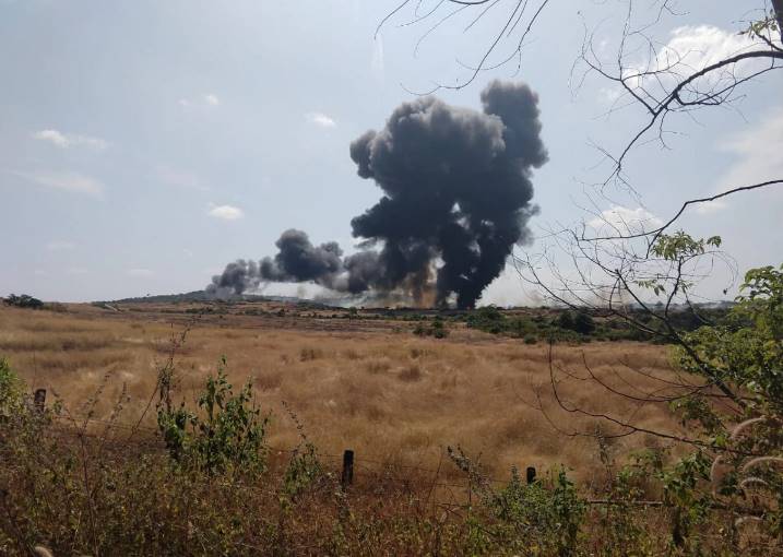 IAF MiG-29K fighter Jet crashes in Goa