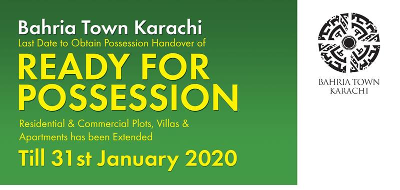 Bahria Town Karachi extends 'Ready for Possession' plots' date