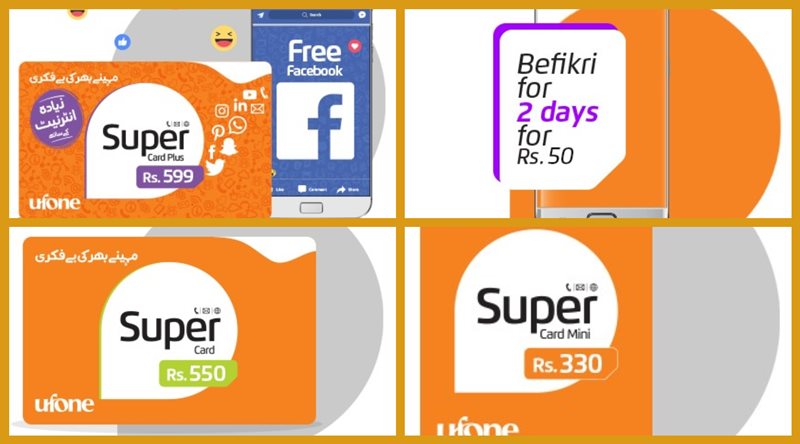 Ufone Super Card Super Cards Super Recharge