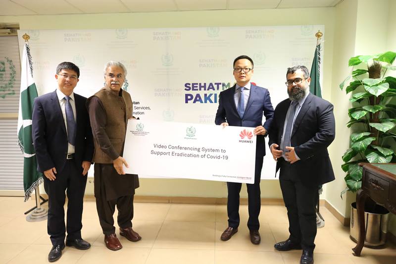Huawei Pakistan Provides video conference System To Ministry Of National Health Services (MNHS), Regulations and Coordination of Pakistan To Fight COVID-19