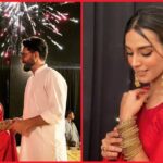 Iqra Aziz Yasir Hussain Red Saree Gorgeous Syra Shahroz Mela Loot Liya Sadia Ghaffar Hassan Hayat