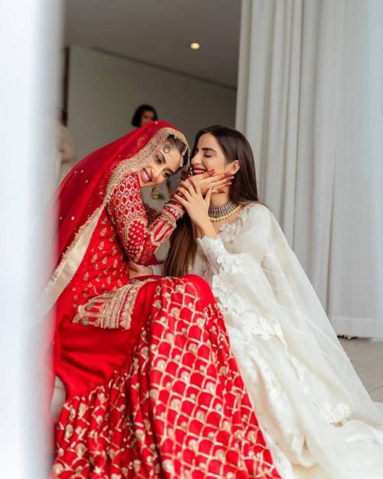 Sajal Ali Ahad Raza Mir Wedding pics Sajal Ahad Wedding pics wedding pics