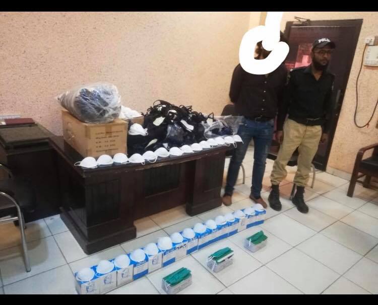 Police recovers masks from Mohammad Illyas