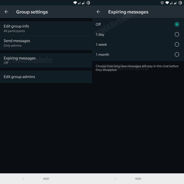 WhatsApp Multiple Devices Support Expiring Messages
