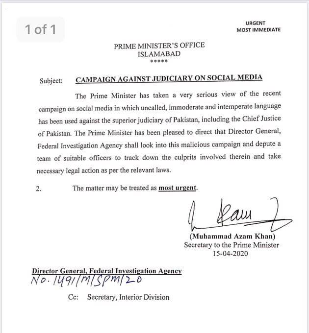 Imran Khan CJP Investigation Superior Judiciary