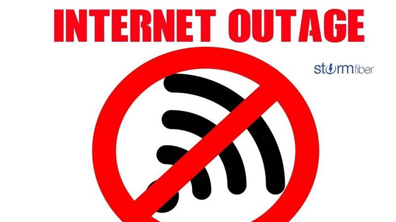 Stormfiber internet outage