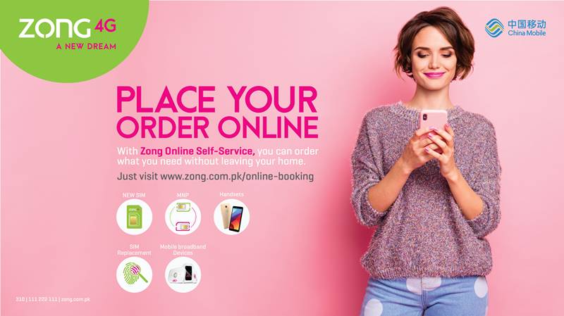 Zong 4G offers free Home delivery