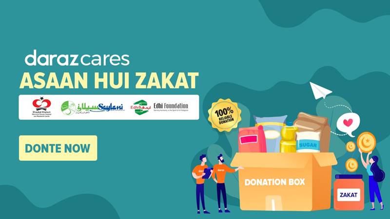 Daraz launches Asaan Hui Zakaat, Customers can donate online