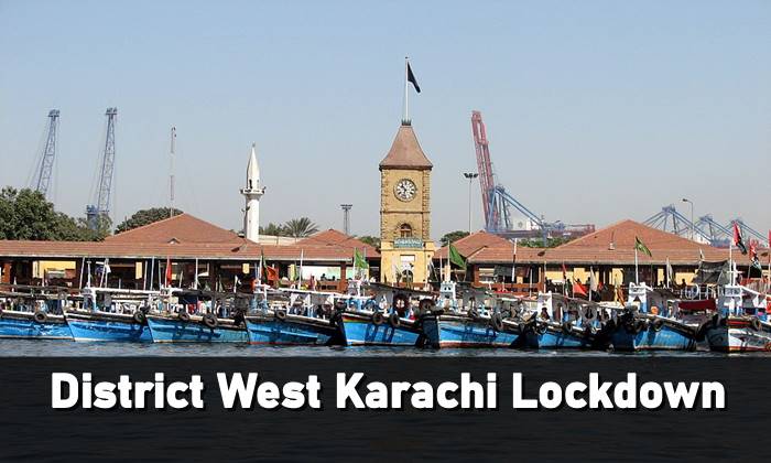 District West Karachi Lockdown