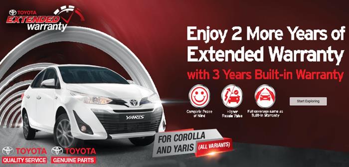 Toyota Extended Warranty Toyota Pakistan IMC