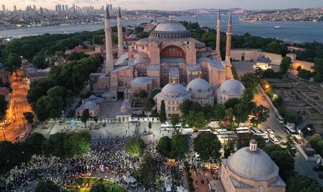 Hagia Sophia, Hagia Sophia first prayer, Erdogran, President Erdogan