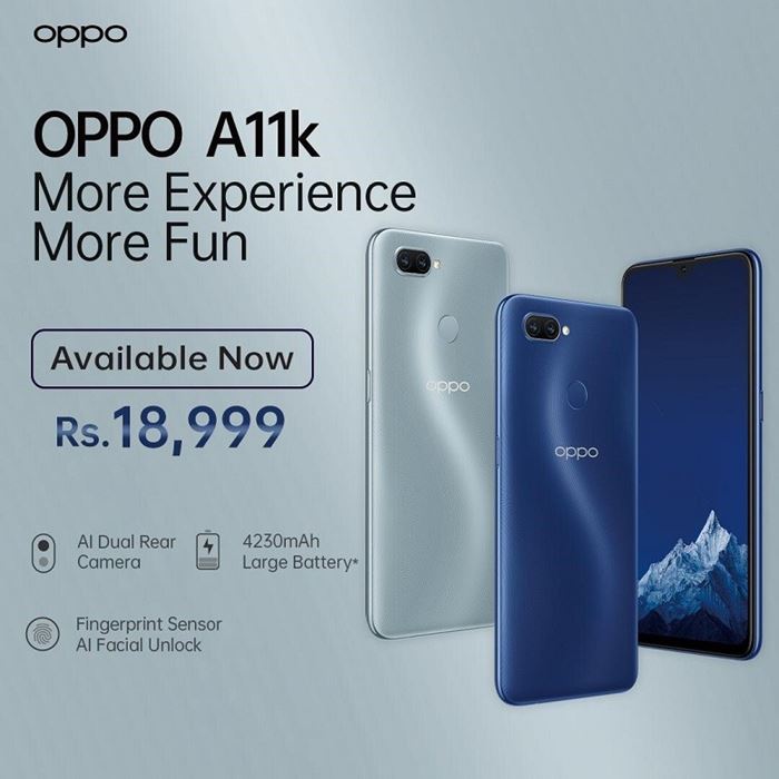 Oppo A11k Price in Pakistan