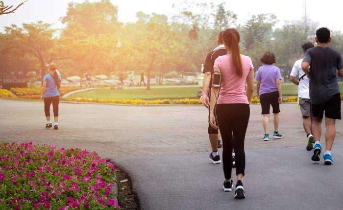 Morning walk health benefits