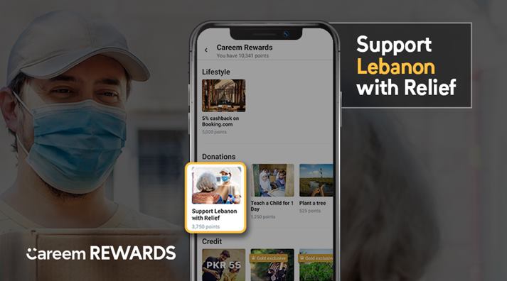 Careem supports people of Beirut, Lebanon