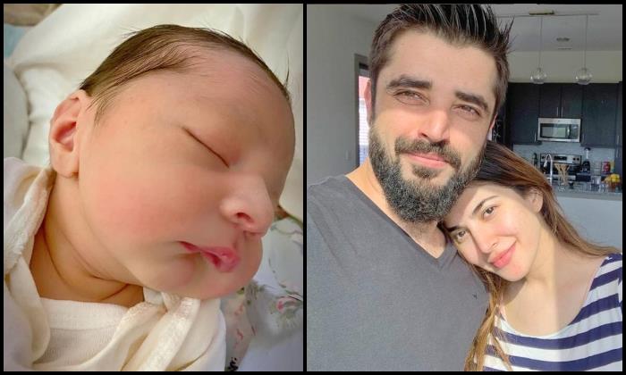 Hamza Ali Abbasi, Naimal Khawar, Hamza Ali Abbasi baby, Naimal Khawar Baby