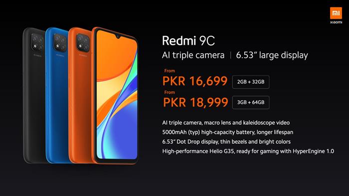 Redmi 9C Price Pakistan, Xiaomi, Redmi 9C