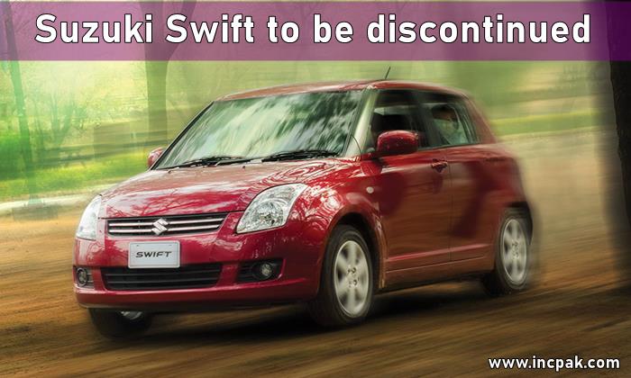 Suzuki Swift, Pak Suzuki, Suzuki Swift Discontinue