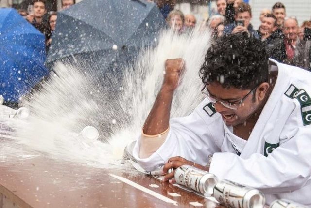 Muhammad Rashid smashes world record for walnut cracking