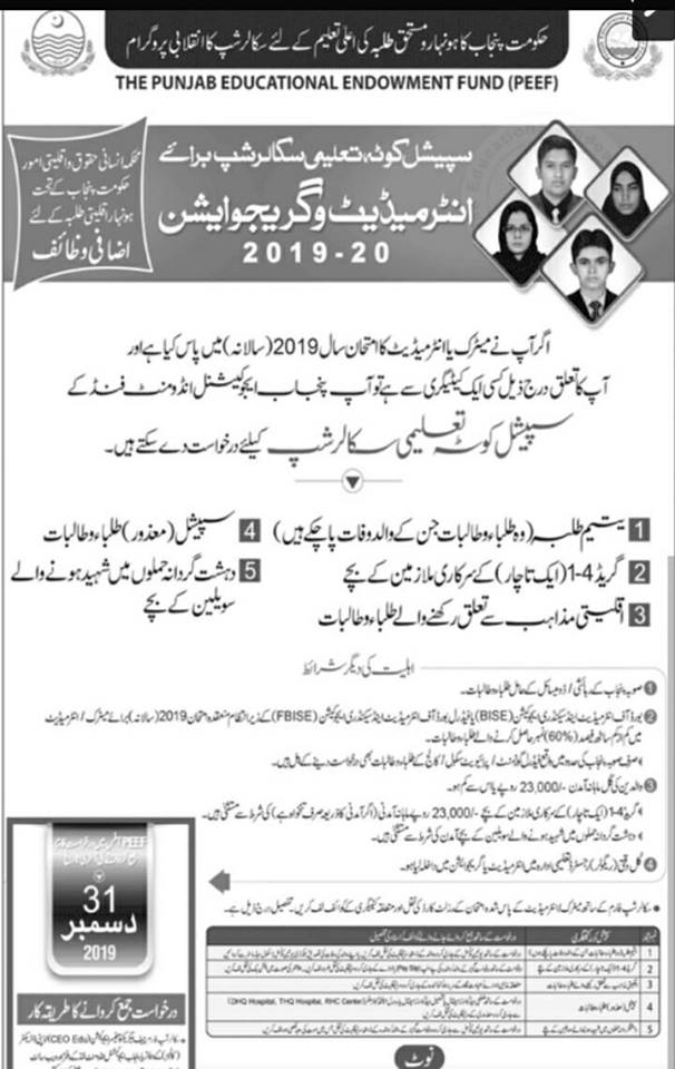 Ehsaas Undergraduate Scholarship, Apply Online, Ehsaas