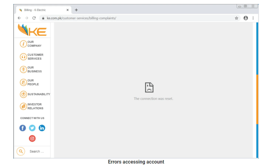 K Electric Hacked, K Electric Website, KE Hacked