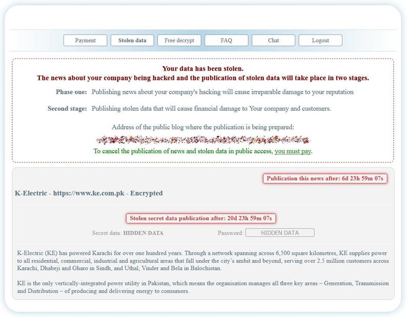 K Electric Hacked, K Electric Website, KE Hacked