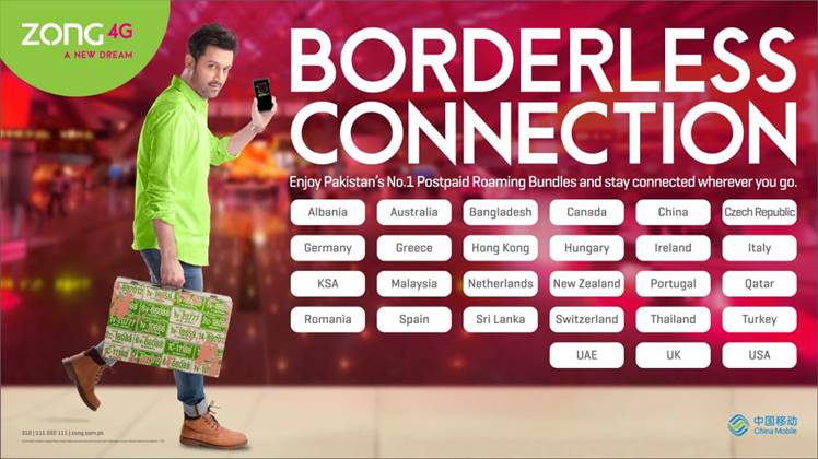 Zong 4G introduces Unbeatable International Roaming Bundles for 26 countries
